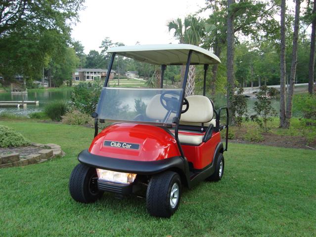 red club car