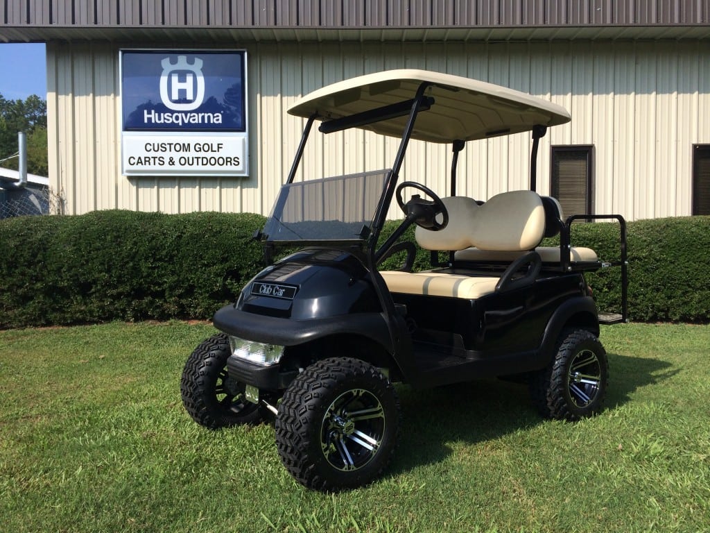 Black Club Car Precedent Lifted Custom Golf Carts Columbia Sales, Services & Parts