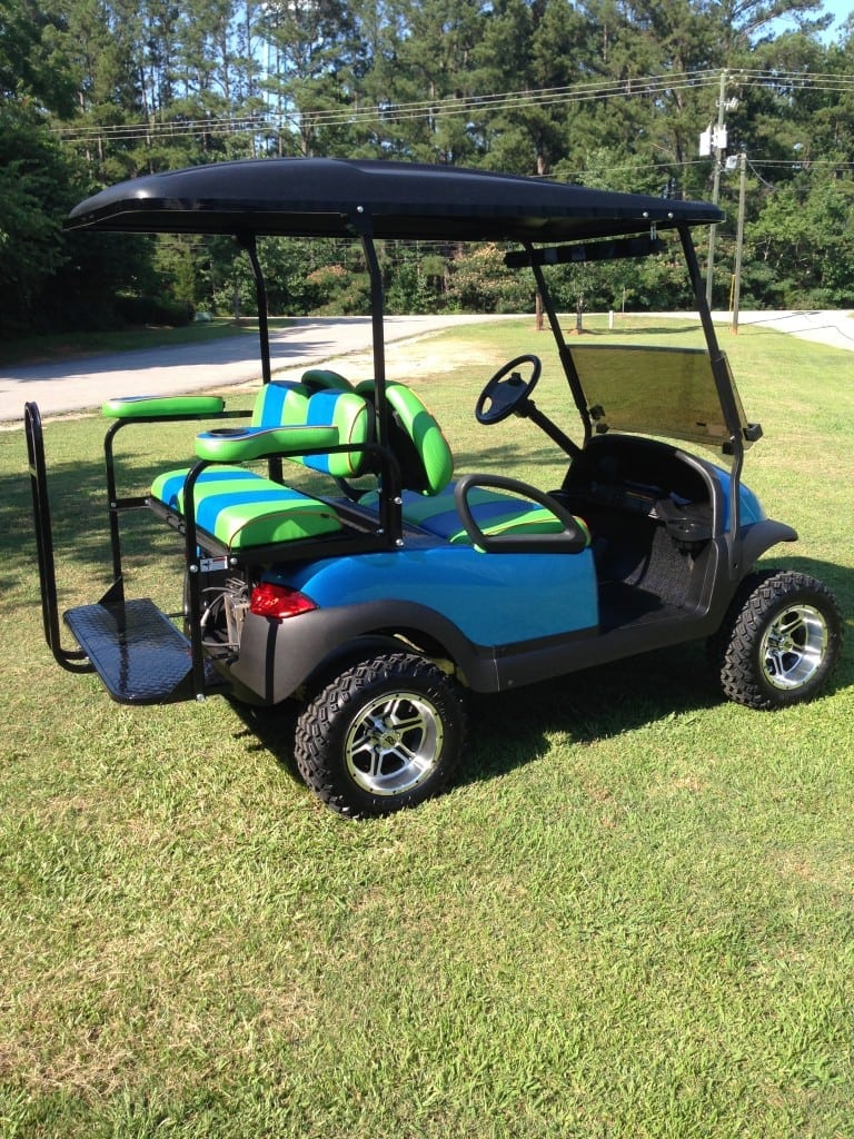 Viper Blue Club Car Precedent Custom Golf Carts Columbia Sales