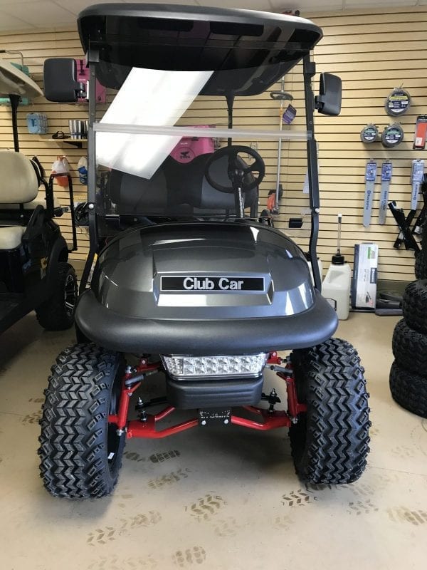 Club Car Precedent with Red Accents - Custom Golf Carts Columbia