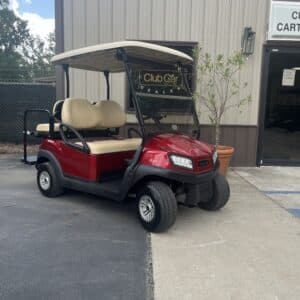 Club Car Tempo - Candy Apple Red (Non-Lifted)