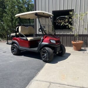 Club Car Tempo - Candy Apple Red (3in Lift)