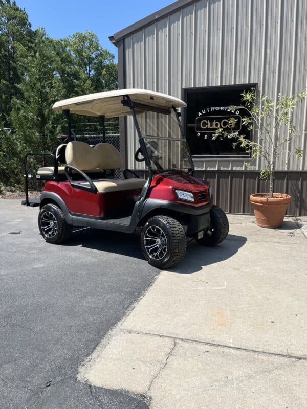 Club Car Tempo - Candy Apple Red (3in Lift)
